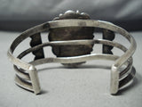 Important Vintage Native American Hopi Ralph Tawangyaouma Turquoise Sterling Silver Bracelet-Nativo Arts