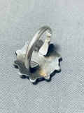Wonderful Vintage Native American Zuni Turquoise Sterling Silver Ring-Nativo Arts