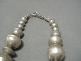 Incredible Vintage Navajo Sterling Silver Native American Necklace-Nativo Arts