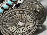Important Gary Reeves Vintage Native American Navajo Turquoise Sterling Silver Concho Belt Old-Nativo Arts