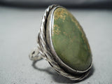 Fabulous Vintage Native American Navajo Royston Turquoise Sterling Silver Ring-Nativo Arts