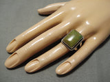 Important Shiprock Artist Vintage Native American Navajo Royston Turquoise Sterling Silver Ring-Nativo Arts