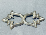 Incredible Vintage Native American Hopi Sterling Silver Pin-Nativo Arts