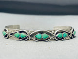 Gorgeous Vintage Native American Navajo Royston Turquoise Sterling Silver Bracelet-Nativo Arts