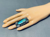 Jake Francosa San Felipe Royston Turquoise Sterling Silver Ring-Nativo Arts