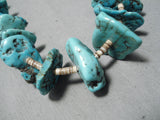 Unforgettable Vintage Navajo Turquoise Necklace Native American Old-Nativo Arts