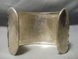 Complex Vintage Hopi Sterling Silver Bracelet Native American Old-Nativo Arts