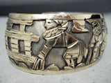Simbolo Vintage Native American Navajo Sterling Silver & Gf Storyteller Bracelet-Nativo Arts