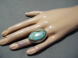 Marvelous Vintage Native American Navajo Royston Turquoise Sterling Silver Ring-Nativo Arts