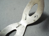 Marvelous Viintage Native American Navajo Sterling Silver Bracelet Signed-Nativo Arts