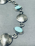 Excellent Native American Navajo #8 Turquoise Mine & Mercury Dimes Sterling Silver Bracelet-Nativo Arts