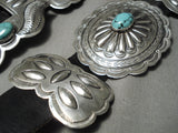 Superior Susan James Vintage Native American Navajo Turquoise Sterling Silver Concho Belt Old-Nativo Arts