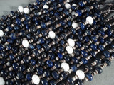 Absolutely Stunning Modernistic Lapis Navajo Native American Jewelry jewelry Pearl Necklace-Nativo Arts