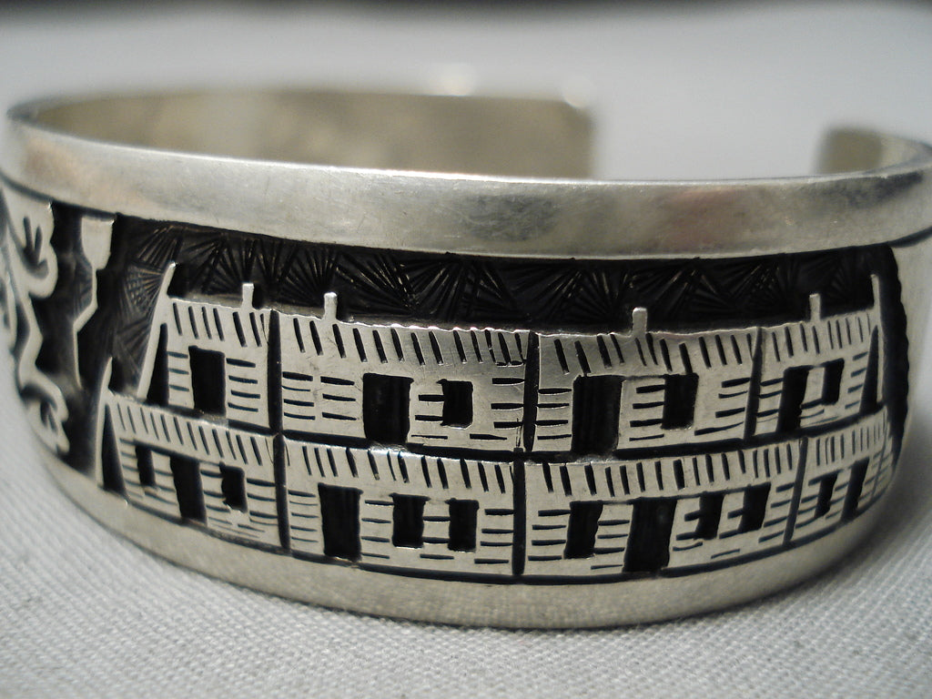 Important Pascal Kuwanhongea Native American Hopi Vintage Sterling