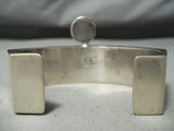 Native American One Of The Best Vintage Navajo Turquoise Opal Inlay Sterling Silver Bracelet-Nativo Arts