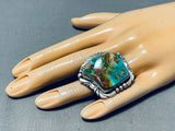 One Of The Best Ever Vintage Native American Navajo Royston Turquoise Sterling Silver Ring-Nativo Arts