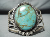 Big Authentic Vintage Native American Navajo Royston Turquoise Sterling Silver Bracelet-Nativo Arts