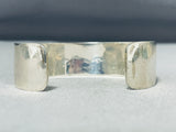 Important Saufkie Family Vintage Native American Hopi Sterling Silver Bear Bracelet-Nativo Arts