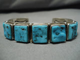Amazing Vintage Native American Navajo Turquoise Sterling Silver Bracelet-Nativo Arts