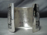 Hummingbird Navajo Sterling Silver Hummingbird Bracelet Native American-Nativo Arts