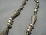 Amazing Vintage Navajo Sterling Silver Native American Necklace-Nativo Arts