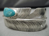 Important Vintage Native American Navajo Ben Begaye Sterling Silver Feather Master Bracelet-Nativo Arts