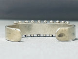 Unique Vintage Native American Navajo Turquoise Sterling Silver Bracelet-Nativo Arts