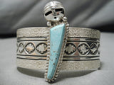 Incredible Zuni Native American Sterling Silver 3d Kachina Bracelet Cuff-Nativo Arts