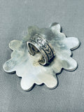Massive Sun Honeybee Jasper Native American Sterling Silver Ring-Nativo Arts