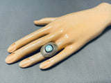 Amazing Vintage Native American Navajo Sky Blue Turquoise Sterling Silver Ring Old-Nativo Arts