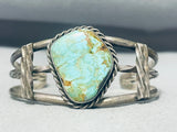 Important Vintage Native American Navajo Royston Turquoise Sterling Silver Bracelet-Nativo Arts