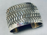 One Of The Most Intricate Solid Sterling Silver Native American Navajo Bracelet-Nativo Arts