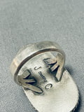 Fabulous Vintage Native American Zuni Royston Turquoise Sterling Silver Ring-Nativo Arts