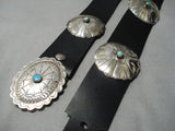 Superior Vintage Navajo Native American Sterling Silver Concho Belt Old-Nativo Arts