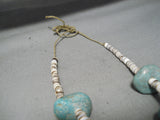 Chunky Huge Vintage Native American Navajo Royston Turquoise Spiny Oyster Jacla Necklace Old-Nativo Arts