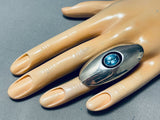 The Most Unique Vintage Native American Navajo Ben Begaye Sterling Silver Ring Old-Nativo Arts