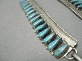 Incredible Vintage Native American Navajo Tommy Lowe Sterling Silver Naitve American Bracelet-Nativo Arts