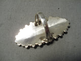 Fantastic Zuni Coral Sterling Silver Ring Native American-Nativo Arts