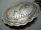 Best Biggest Vintage Native American Navajo Horse Sterling Silver Concho Belt Old-Nativo Arts