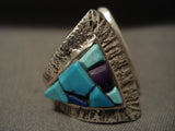 Advacned Native American Jewelry Silver Work Navajo Turquoise Native American Jewelry Silver Ring-Nativo Arts