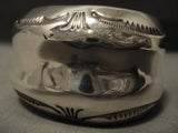 Advanced Native American Jewelry Silver Work And Important Navajo Orville Tsinnie Native American Jewelry Silver Bracelet-Nativo Arts