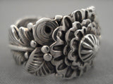 Advanced Silvwr Work Vintage Navajo 'Layers Of Native American Jewelry Silver' Intricacy Ring-Nativo Arts