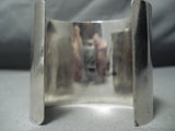 Monster Vintage Native American Navajo Dry Creek Turquoise Sterling Silver Bracelet-Nativo Arts
