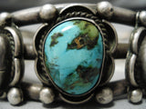 Newsworthy Vintage Native American Navajo Royston Turquoise Sterling Silver Bracelet-Nativo Arts