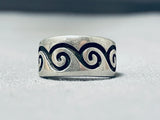 Authentic Vintage Native American Navajo Kenneth Begay Sterling Silver Ring-Nativo Arts