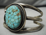 Quality Vintage Native American Navajo Royston Turquoise Sterling Silver Bracelet Old-Nativo Arts