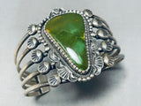 Best Vintage Verdy Jake Damale Turquoise Sterling Silver Bracelet-Nativo Arts