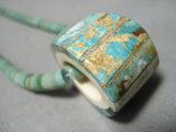 Native American Unbelievable Vintage Santo Domingo Royston Turquoise Necklace Old-Nativo Arts