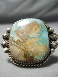 Native American Important Ben Begaye Vintage Royston Turquoise Sterling Silver Ring-Nativo Arts