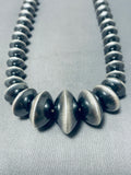 One Of The Most Unique Ever Vintage Native American Navajo Sterling Silver Necklace-Nativo Arts